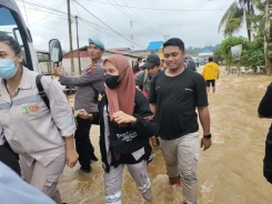 Kali Kobe Meluap, Satu Desa di Halmahera Tengah Terendam Banjir